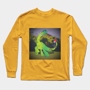 Apatosaurus classic (in habitat) Long Sleeve T-Shirt